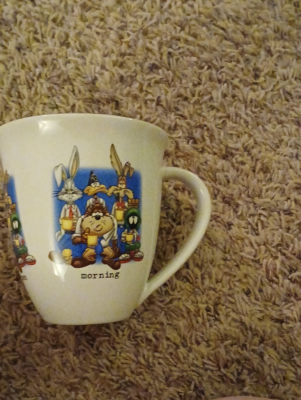 Looney Tunes 'Morning' Ceramic Coffee Mug - White